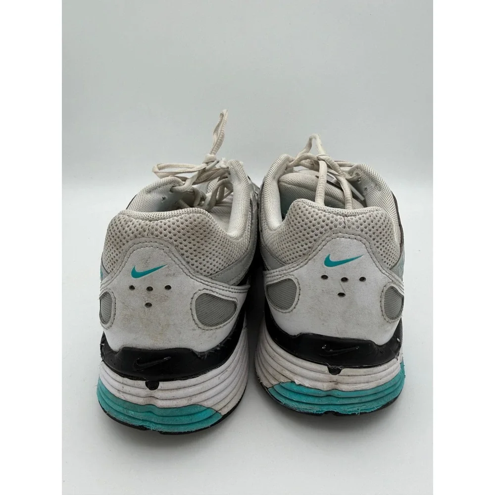 Nike P-6000 Bowerman Series White Metallic Silver Teal CD6404-103 Mens Size 11
